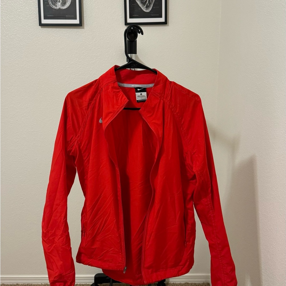 Nike Women's Vibrant Red Bomber Jacket